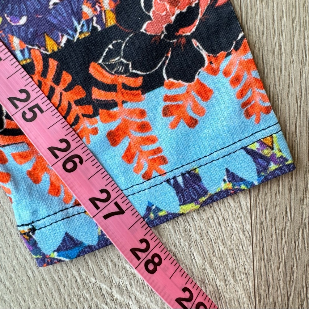 Desigual Johanna Vibrant Floral Indie Bohemian Colorful Leggings Size Medium - Picture 13 of 15